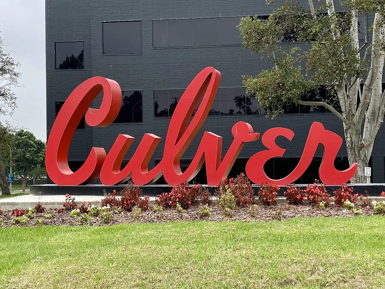 Culver City sign at the Culver Pointe offices.