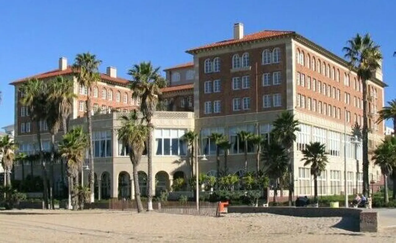 Casa del Mar along the Santa Monica beachfront.